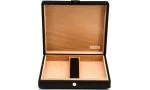 Zino Travel Humidor Soft Leather Black