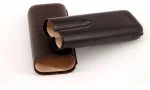 Davidoff Cigar Case XL-2 Brown Leather 'Enjoy'