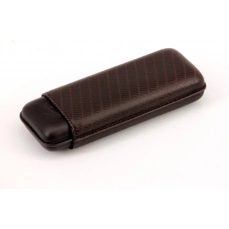 Davidoff Cigar Case XL-2 Brown Leather 'Enjoy'