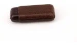 Davidoff cigar case leather R-2 brown 1