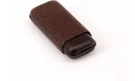 Davidoff cigar case leather R-2 brown 1