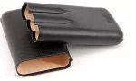 Davidoff cigar case XL-3 leather black enjoy