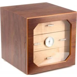 adorini Humidor Chianti M Deluxe Walnut Drawers with Wooden Front