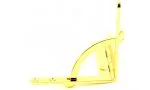 Gold-Plated Quadrant Hinge Large 60x56mm