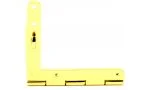 Gold-Plated Quadrant Hinge Large 60x56mm