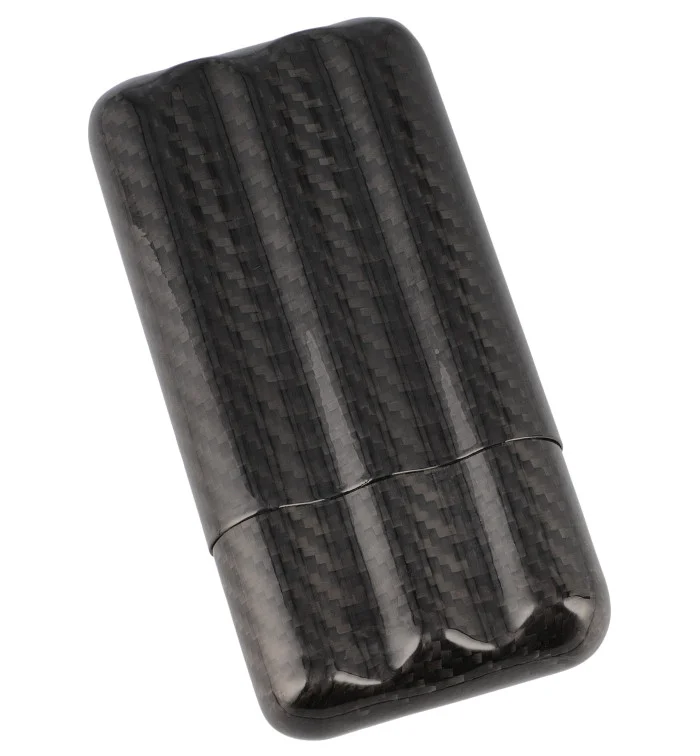 Carbon Fiber Cigar Case for 3 Cigars