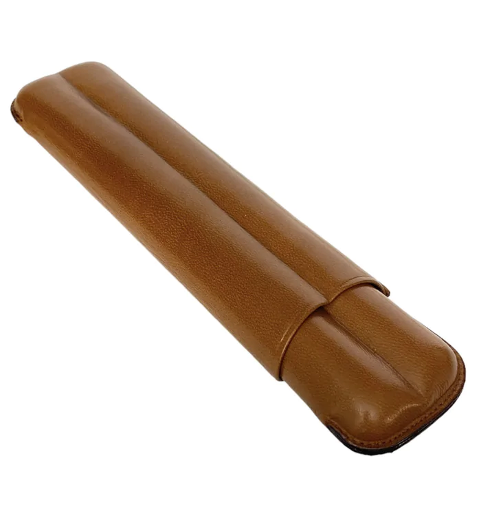 Martin Wess Cigar Case Leather 494 Cabra Havane