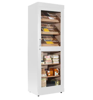 adorini Roma Humidor Cabinet White with Electronic Humidifier photo 2
