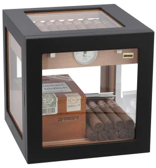 adorini Cube Deluxe Humidor Black photo 5