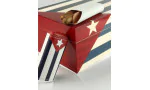 adorini cigar case real leather 2-3 cigars cuban flag photo 19