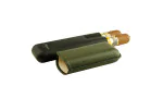 S.T. Dupont Cigar Case for 2 Cigars Kaki Matte Black 183249 photo 3