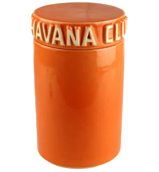 Havana Club Cigar Jar Tinaja orange