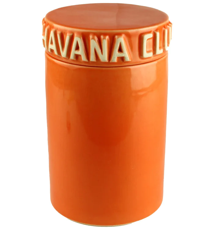 Havana Club Cigar Jar Tinaja orange