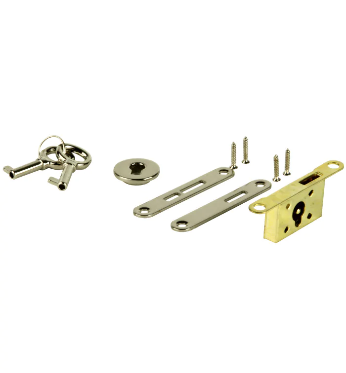 Humidor Swing bolt Lock Set silver photo 4