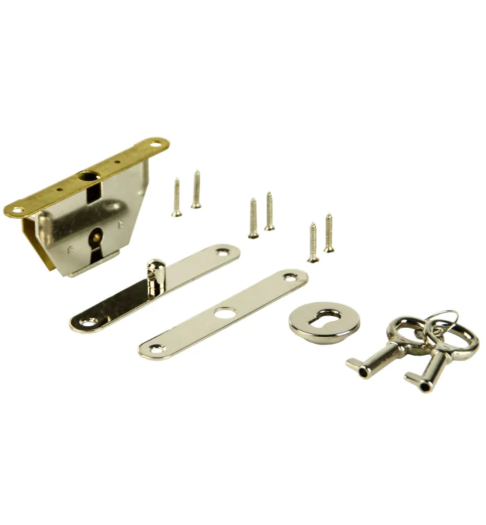 Humidor Cylinder Lock Set Silver photo 4