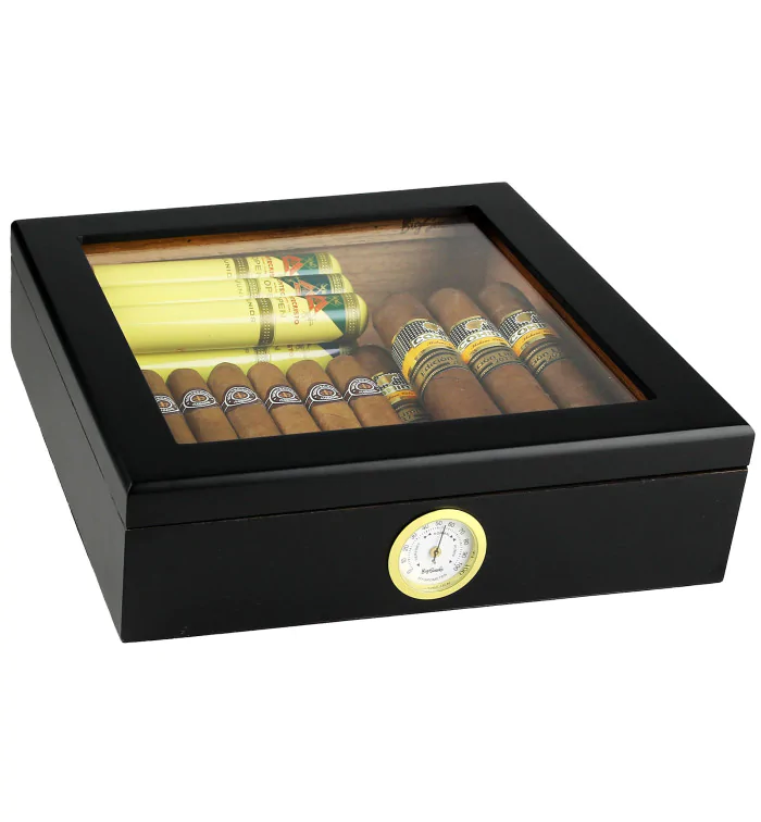 BigSmoke  black with glas lid