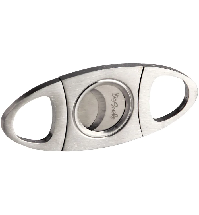 BigSmoke Cigar Cutter Steel Oval