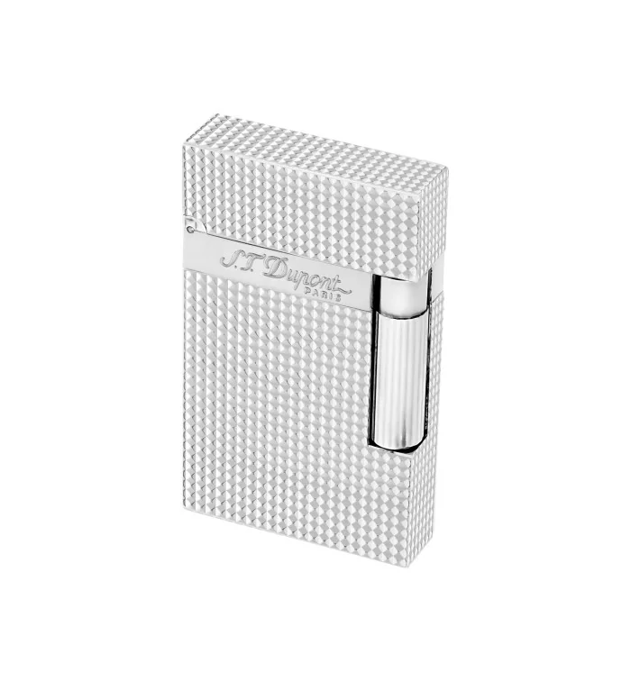 S.T. Dupont Ligne 2 Lighter Diamond-Head Silver photo 101