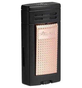 Xikar Lighter Ion Double Jet Black Rose Gold XI-607BKRS