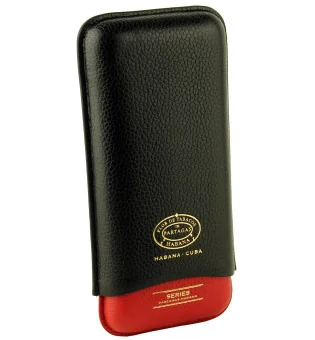 Partagas Series Leather Case black and red