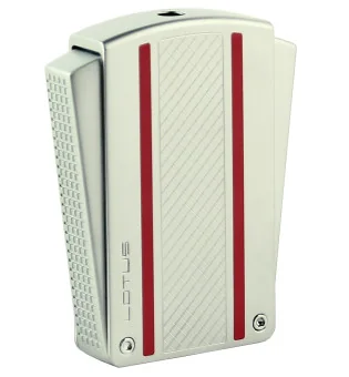 Lotus Jet Lighter 3830 chrom pearl engine turned stripes