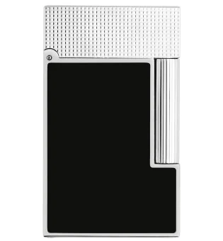 S.T. Dupont Ligne 2 Lighter Palladium and Matte Black C16602