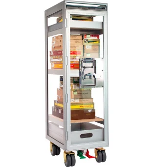 adorini Cigar Cabinet Trolley Acrylic