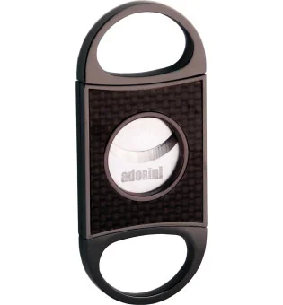 adorini 'Fusion' double blade cutter gun metal special edition carbon
