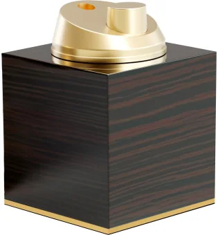 adorini Table Jet Lighter High Gloss Ebony Gold