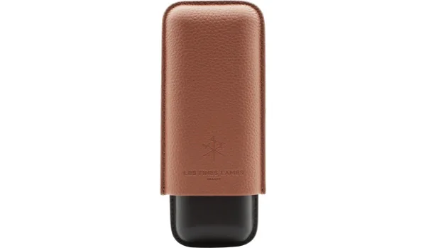 Les Fines Lames Cigar Case Duo Brown