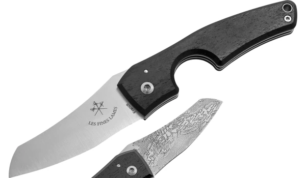 Les Fines Lames Le Petit Compass Ebony Cigar Knive