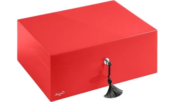 Caseti Humidor Paris red