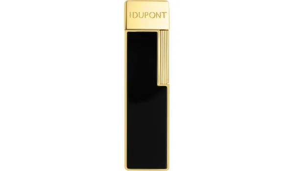S.T. Dupont Twiggy Lighter Black Lacquer Gold 030112