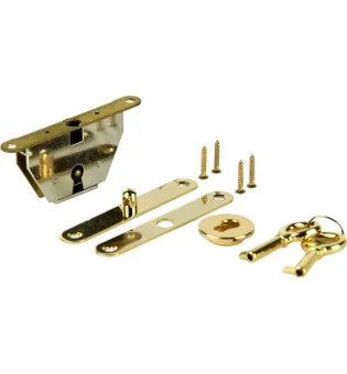 Humidor Cylinder Lock Set Gold