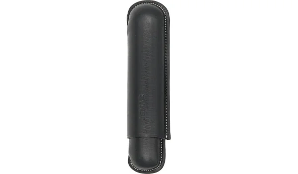 Jemar Leather Single Cigar Case Black 464/1
