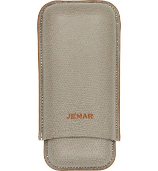 Jemar Leather Double Cigar Case Edge Golf 464/2
