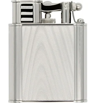 Dunhill Unique Lighter Turbo Moire Texture Palladium Plate