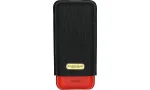 Partagas Triple Cigar Leather Case Black Red photo 2