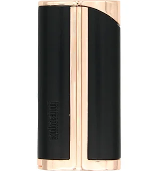 adorini Single Jet Curve Lighter Black / Rose Gold incl. Cigar Punch
