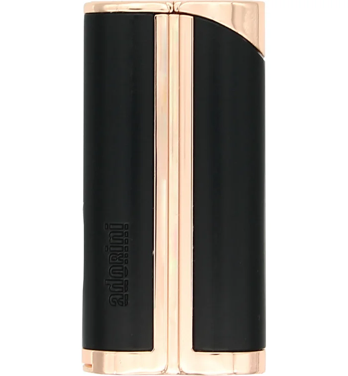 adorini Single Jet Curve Lighter Black / Rose Gold incl. Cigar Punch photo 4