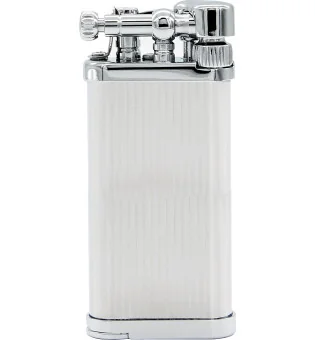 IM Corona pipe lighter Old Boy chrom stripes