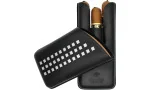 Cohiba Behike Triple Cigar Leather Case Black photo 4