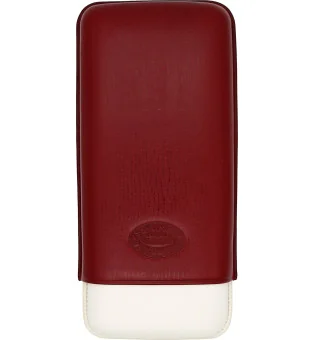 Romeo y Julieta Cigar Case Leather red and gray 3 pcs.