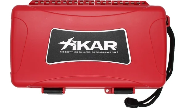 Xikar Travel Humidor Red for 10 Cigars