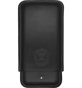 Bulldog by Dunhill Cigar Case Corona Extra Black 3