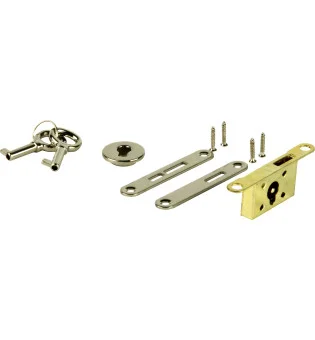 Humidor Swing bolt Lock Set silver