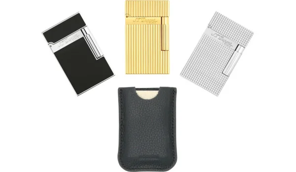 Leather Case Black for S.T. Dupont Ligne 2 Lighters photo 2