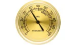 Hygrometer medium basic gold