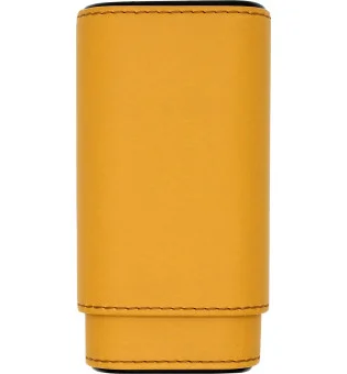 Cigar Leather Case Yellow / Carbon