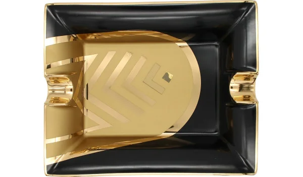 La Casa del Habano Ashtray black and gold
